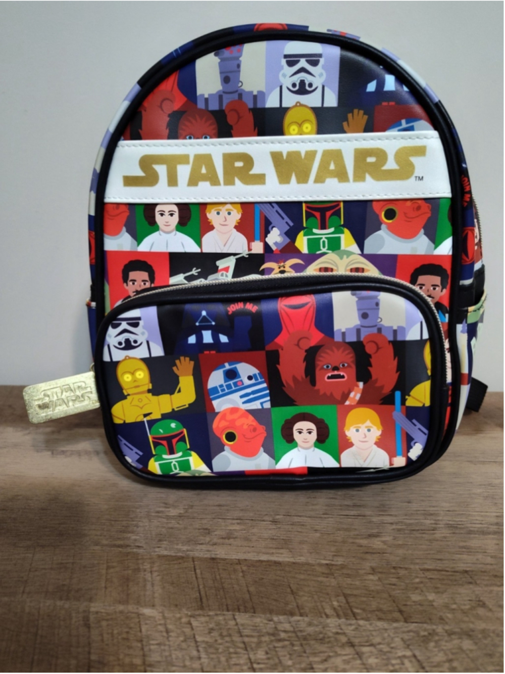 Faux Leather Star Wars Backpack